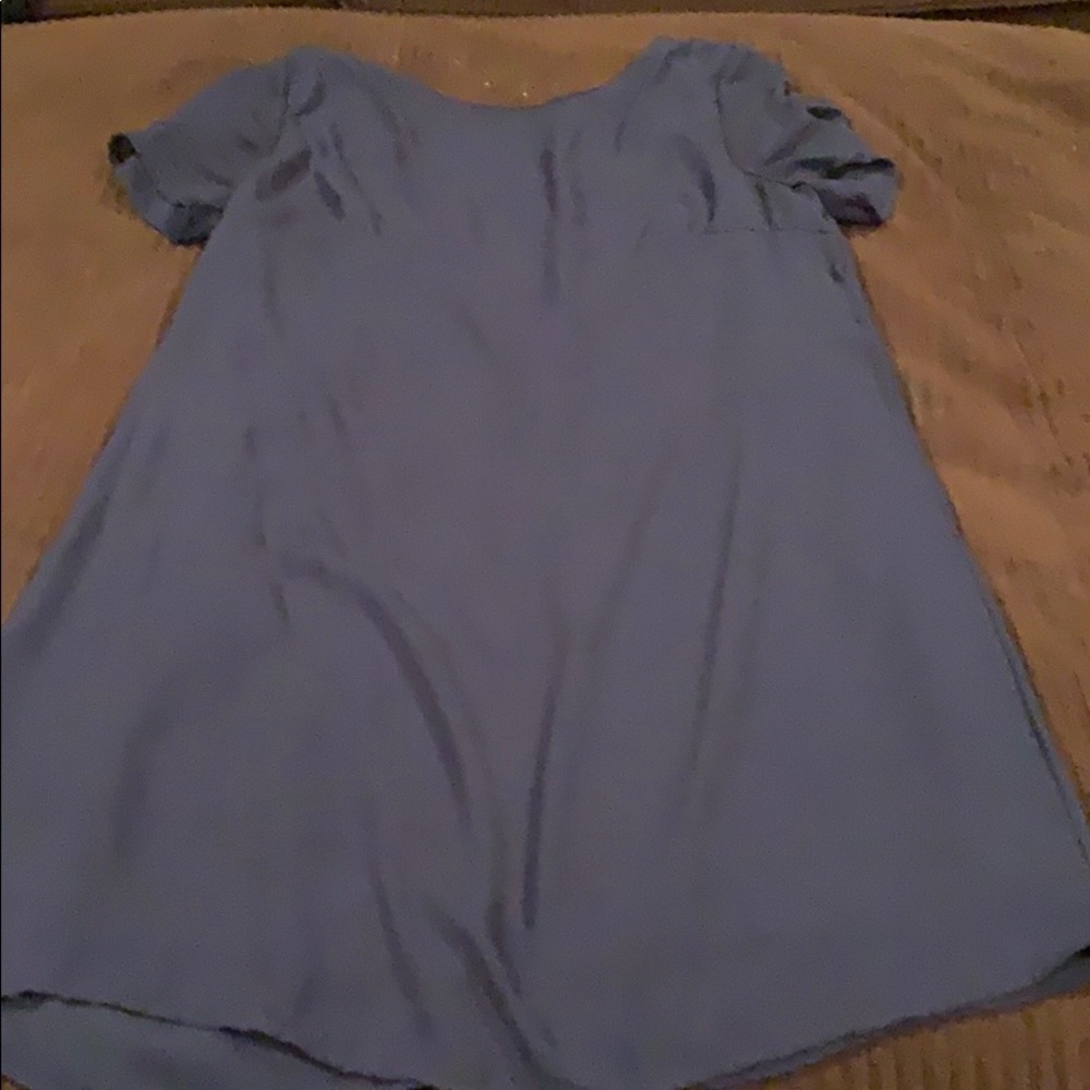 Blue dress
